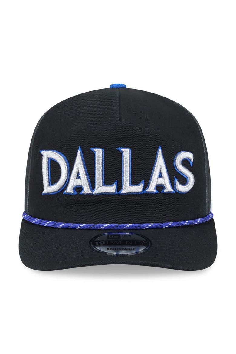 Men's New Era Black Dallas Mavericks 2025/26 City Edition 19TWENTY Adjustable Hat, Alternate, color, Black