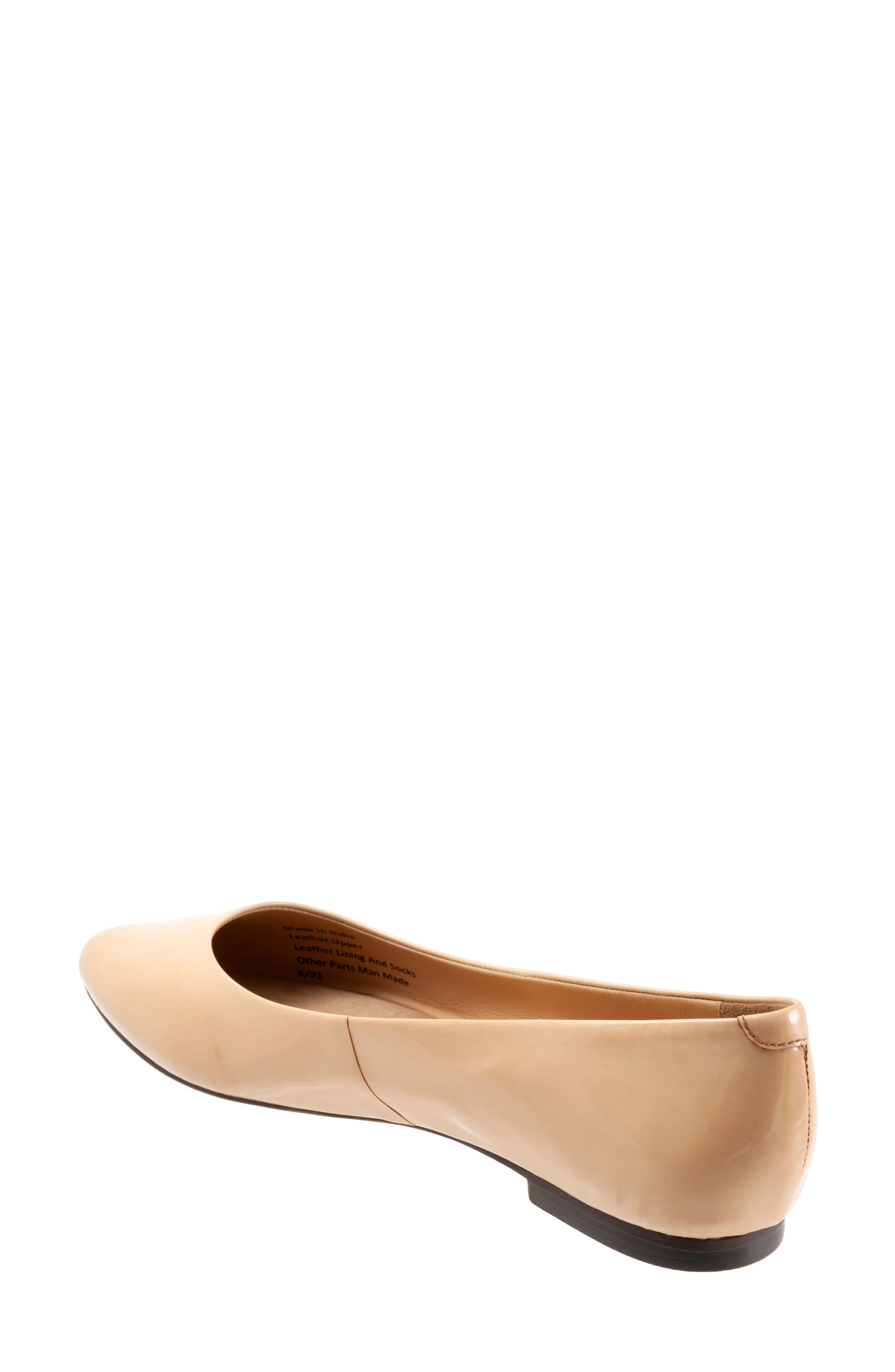 Estee Ballet Flat, Alternate, color, NUDE PATENT
