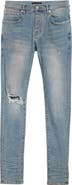 PURPLE BRAND PURPLE Ripped Skinny Fit Jeans