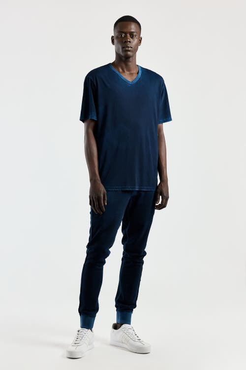 Cotton Citizen Classic V-neck Tee In Vintage Navy