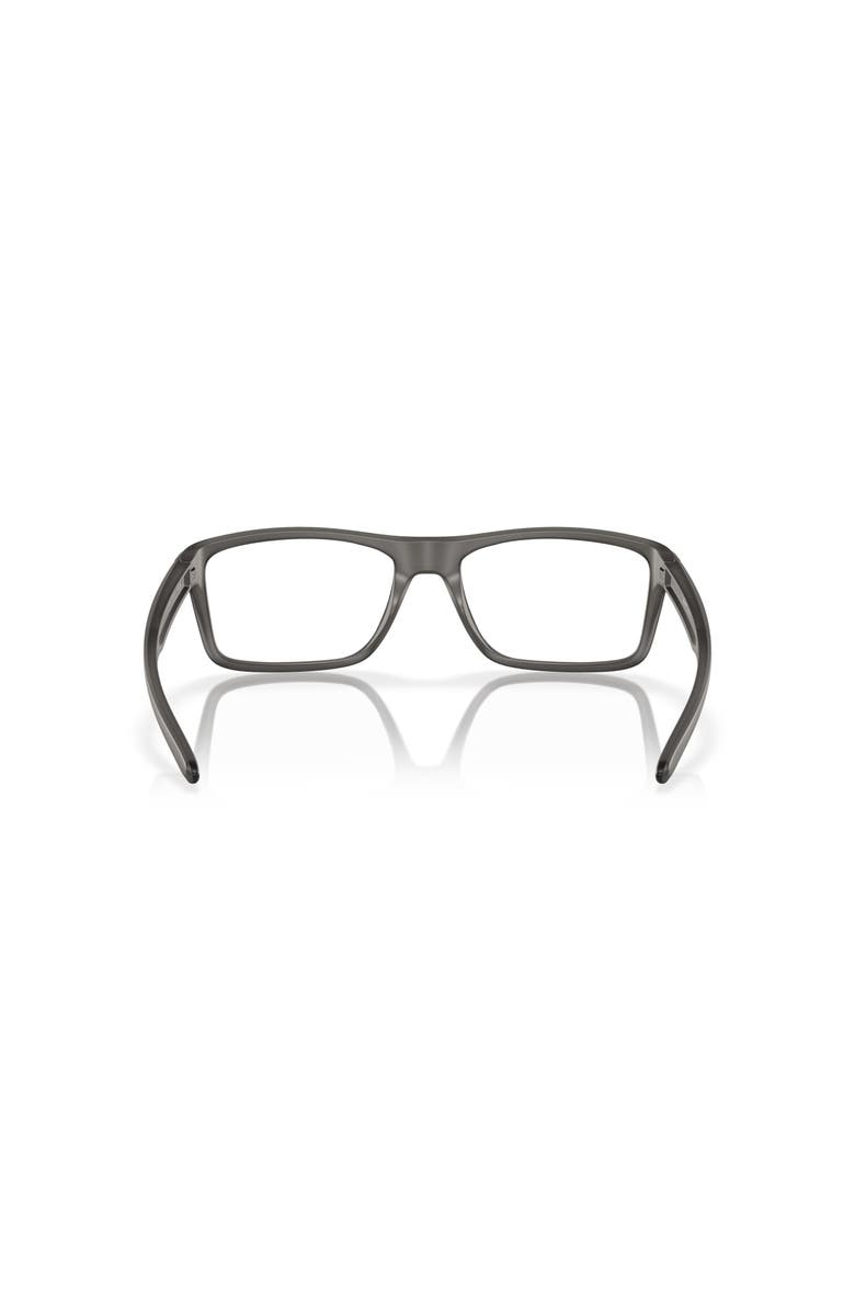 Oakley 59mm Rectangle optical glasses, Alternate, color, Grey
