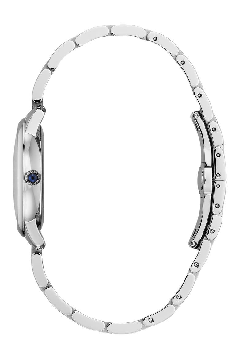 Slimline Bracelet Watch, 30mm, Alternate, color, SILVER-TONE