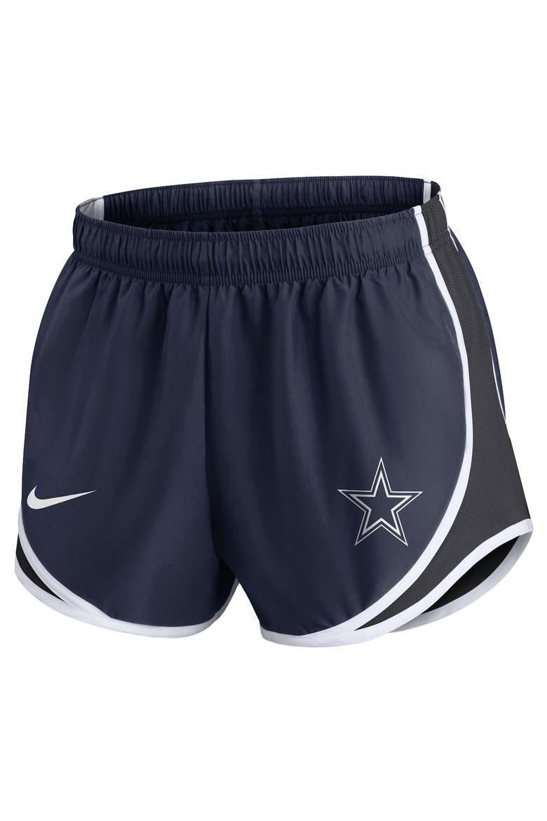 Women's Nike Navy Dallas Cowboys Plus Size Tempo Shorts, Alternate, color, Navy