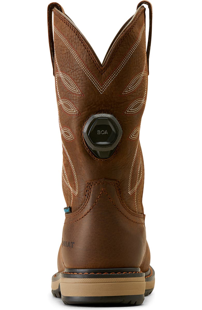 Ariat Riveter Pull-On Boot, Alternate, color, Brown
