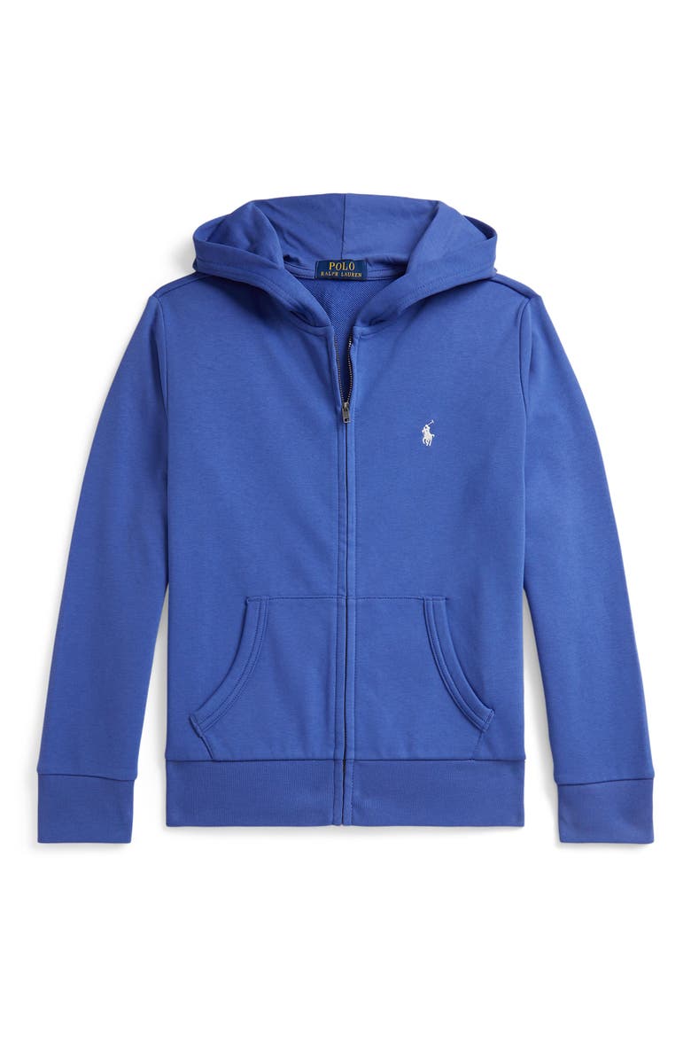 Kids' French Terry Zip Hoodie, Main, color, LIBERTY