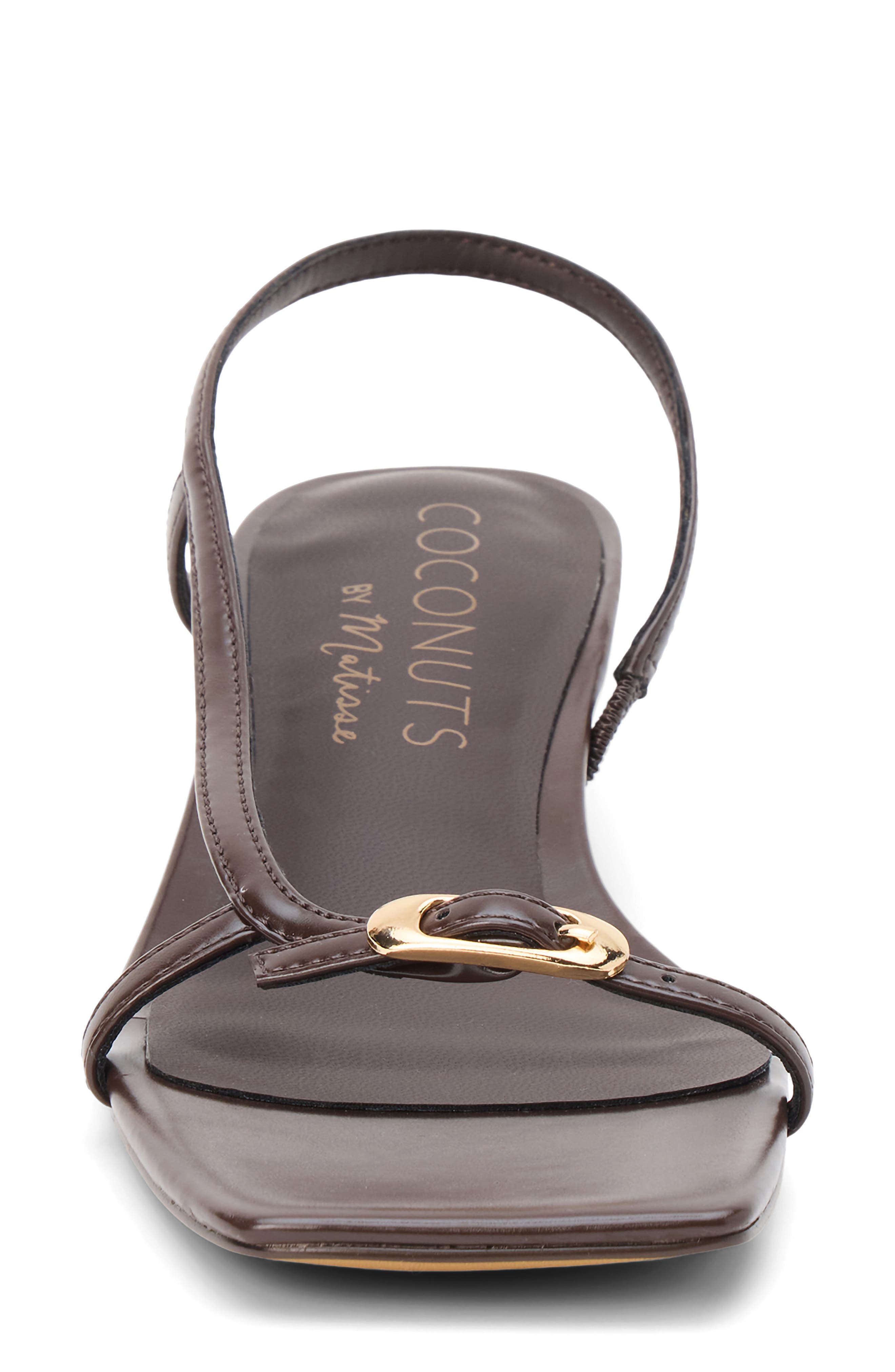 Coconuts by Matisse Fernando Slingback Sandal, Alternate, color, Chocolate