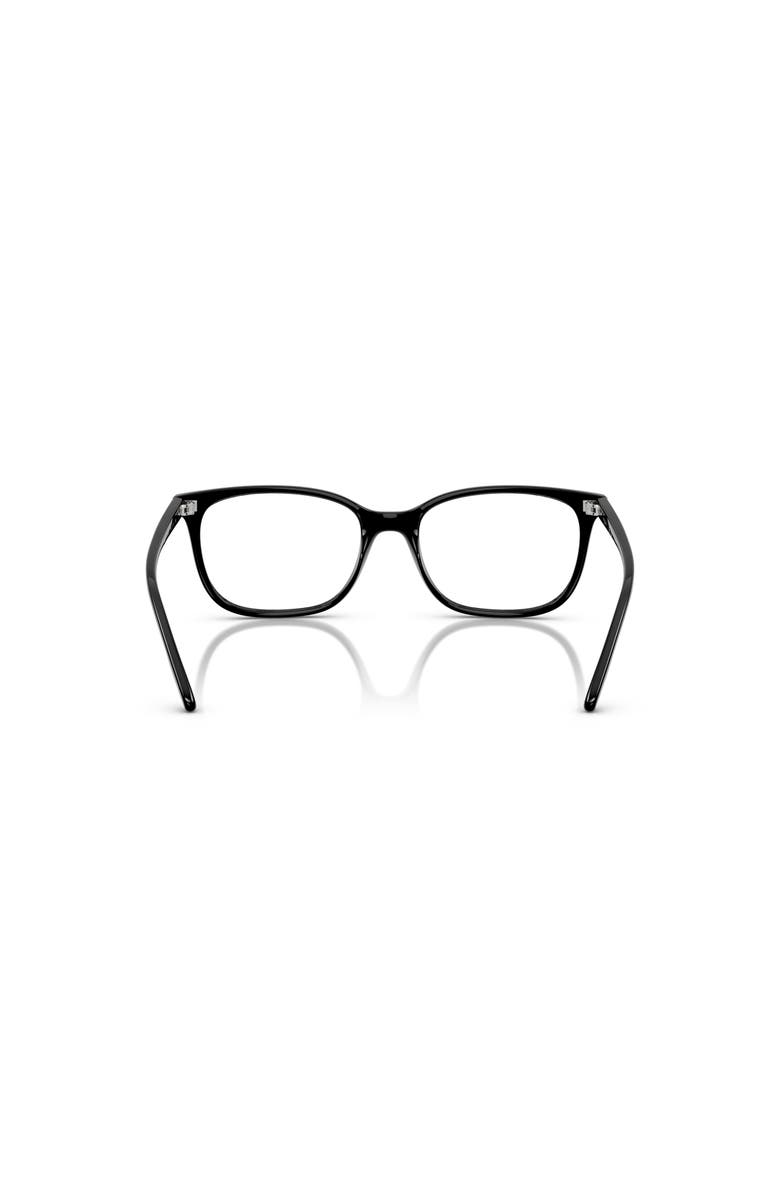 Vogue Eyewear 51mm Rectangle optical glasses, Alternate, color, Black