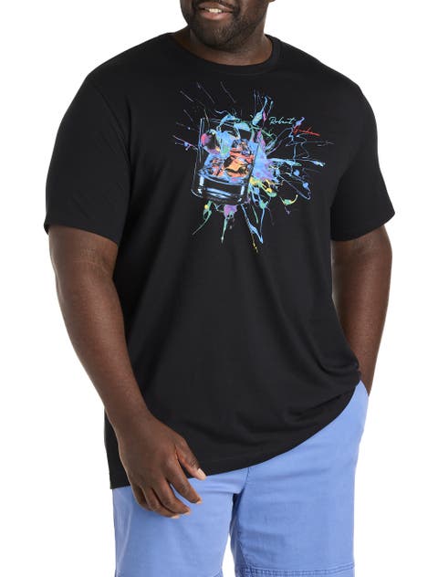 Big & Tall Neon Cocktail Graphic Tee