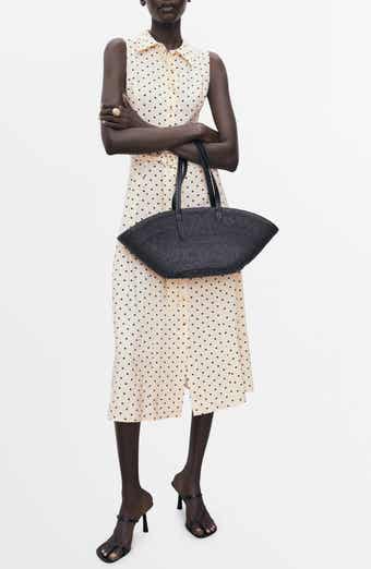 MANGO Polka Dot Shirtdress