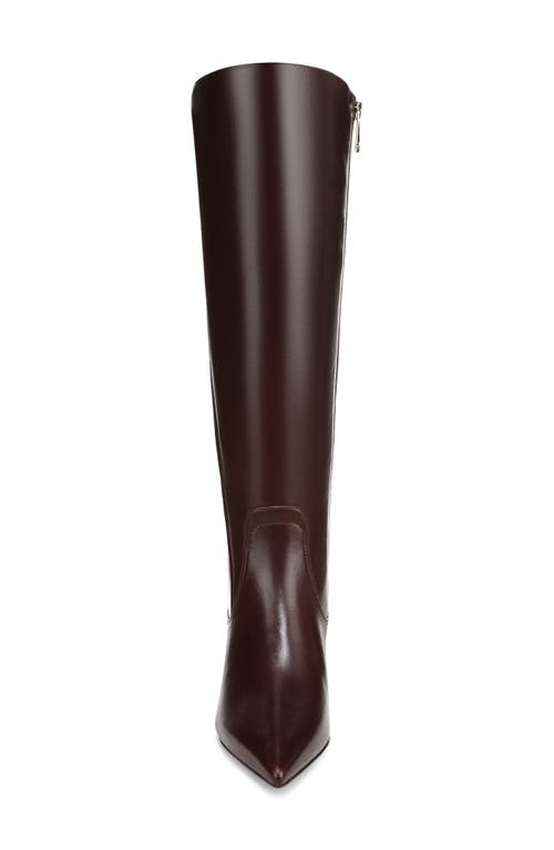 27 Edit Naturalizer Pepper Kitten Heel Knee High Boot In Burgundy