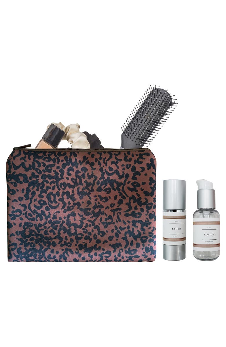 MYTAGALONGS Jetsetter Pouch, Alternate, color, Leopard