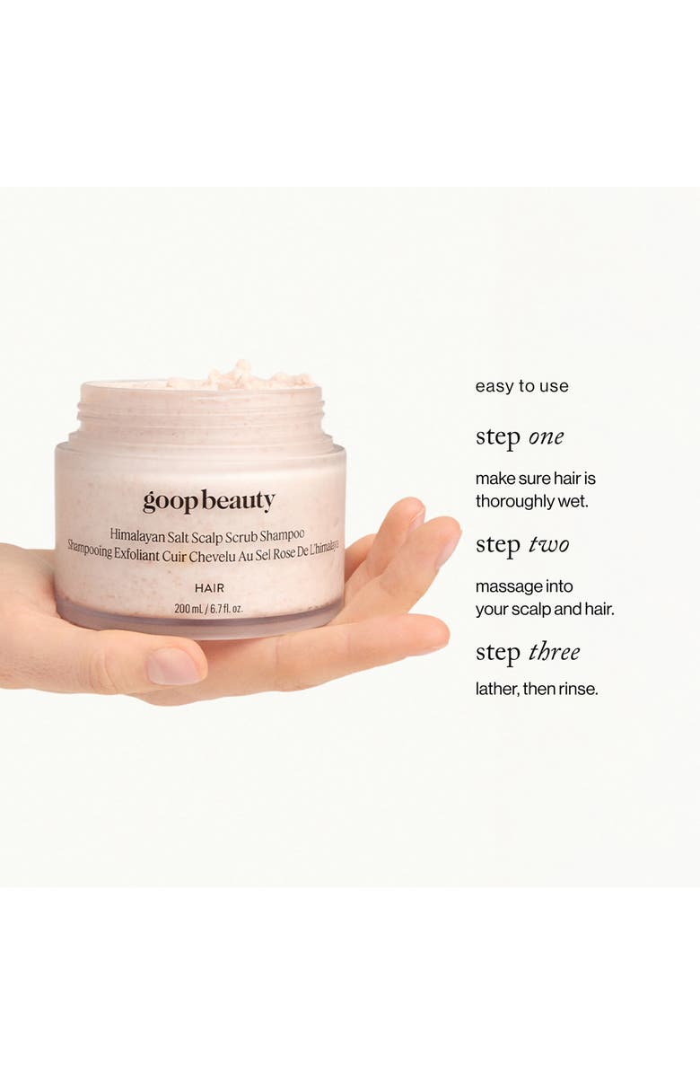 GOOP Himalayan Salt Scalp Scrub Shampoo, Alternate, color, 