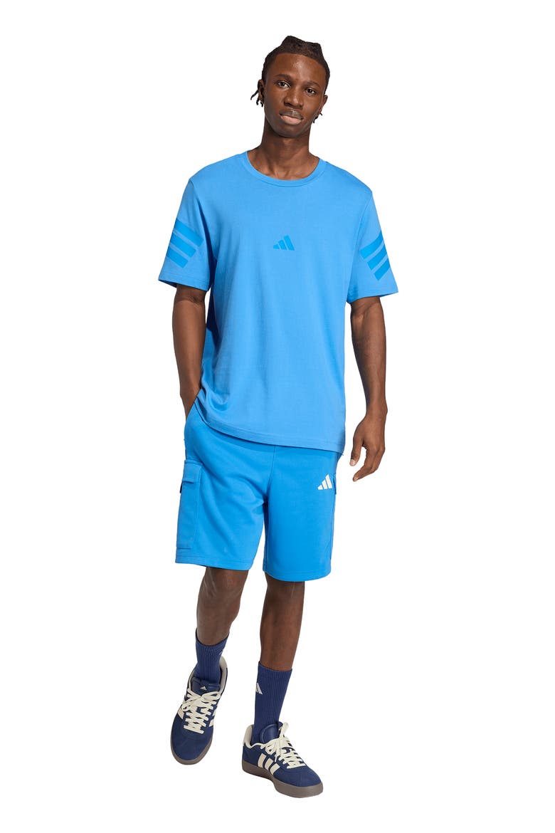Tiro Recycled Polyester Cargo Shorts, Alternate, color, RAY BLUE/ OFF WHITE/