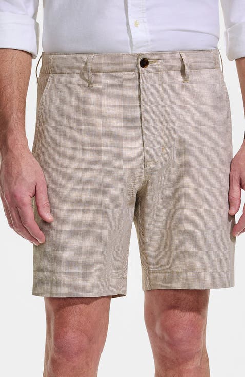 7" Classic Fit Linen Blend Short