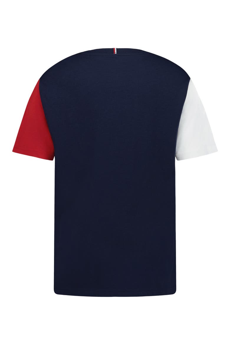 Kids' Crest Cotton T-Shirt, Alternate, color, NAVY BLAZER