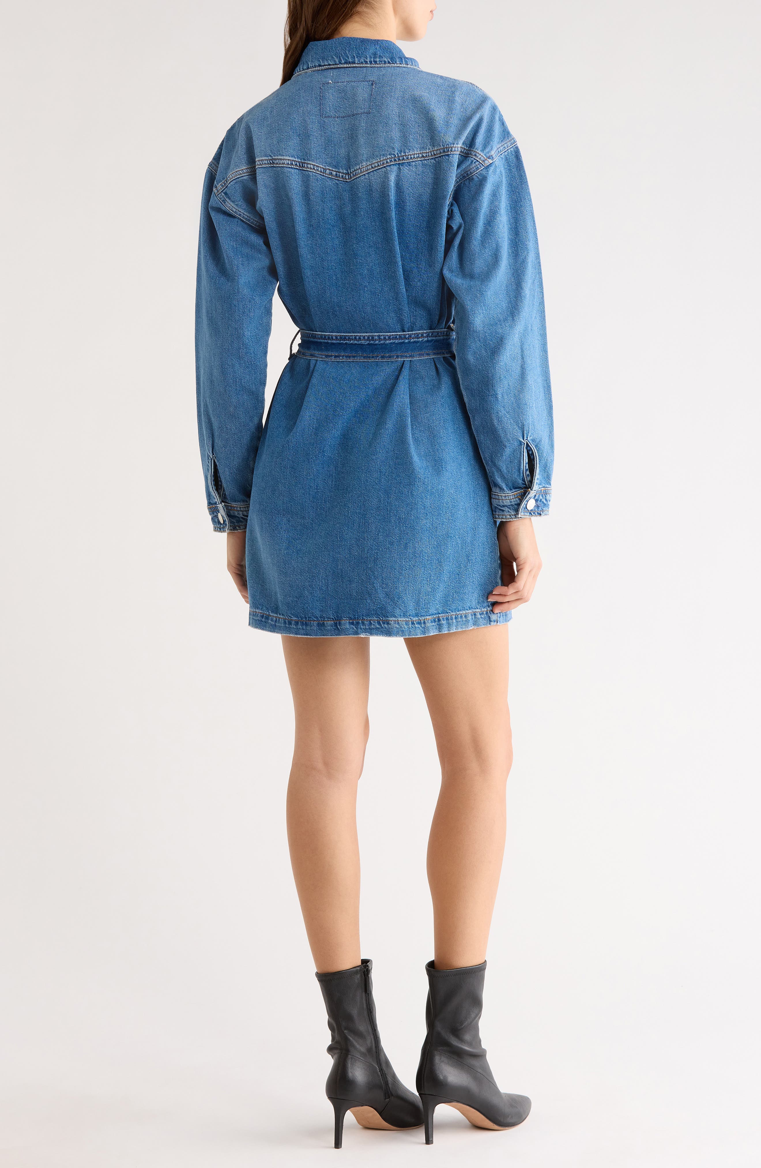 Tustin Denim Shirtdress - image 2