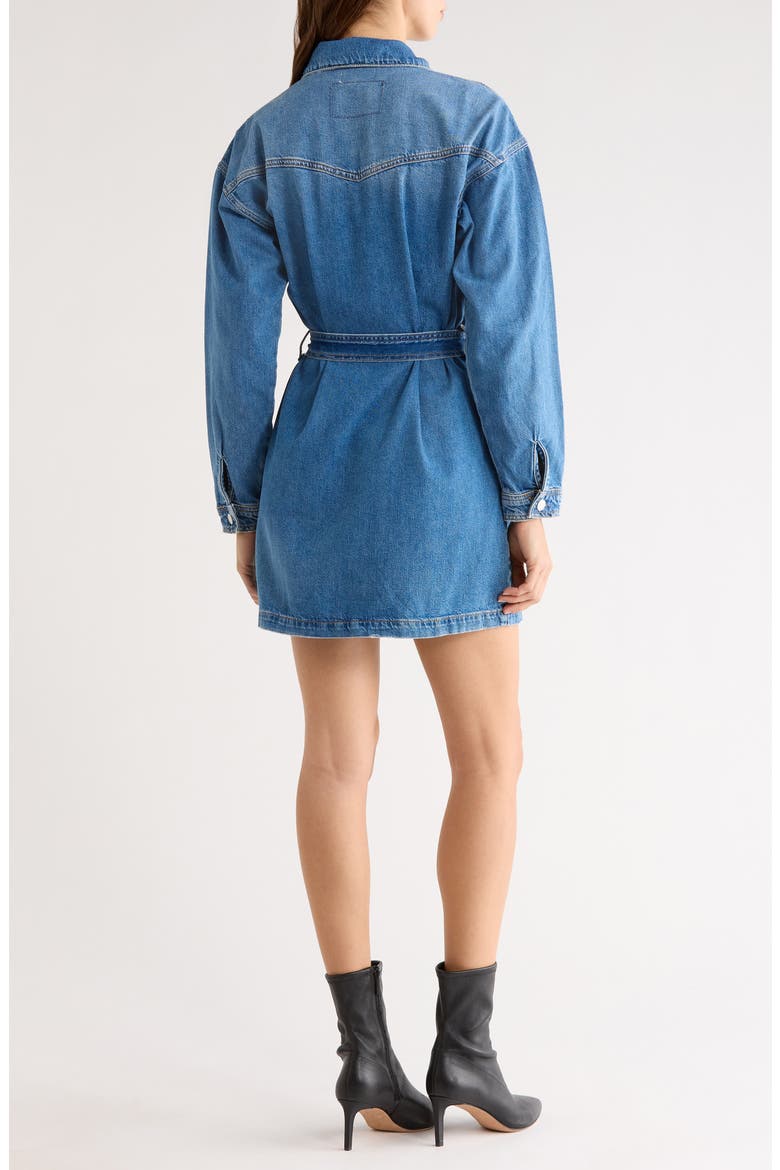Tustin Denim Shirtdress, Alternate, color, SKYRIDE