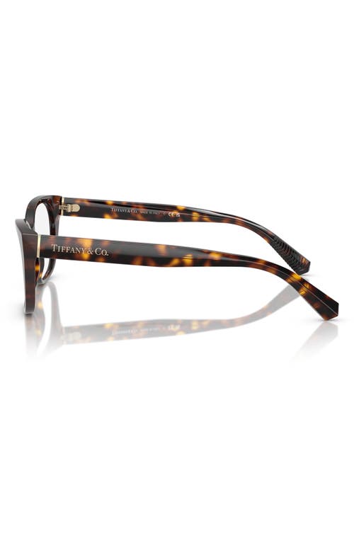 Tiffany & Co . 54mm Pillow Optical Glasses In Havana