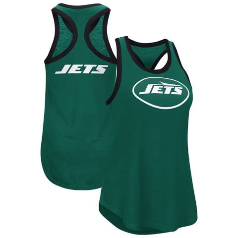 Women's G-III 4Her by Carl Banks  Green New York Jets Tater Racerback Tank Top