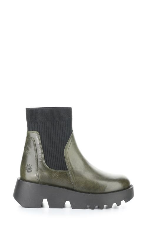 Fly London Zool Chelsea Boot In Green