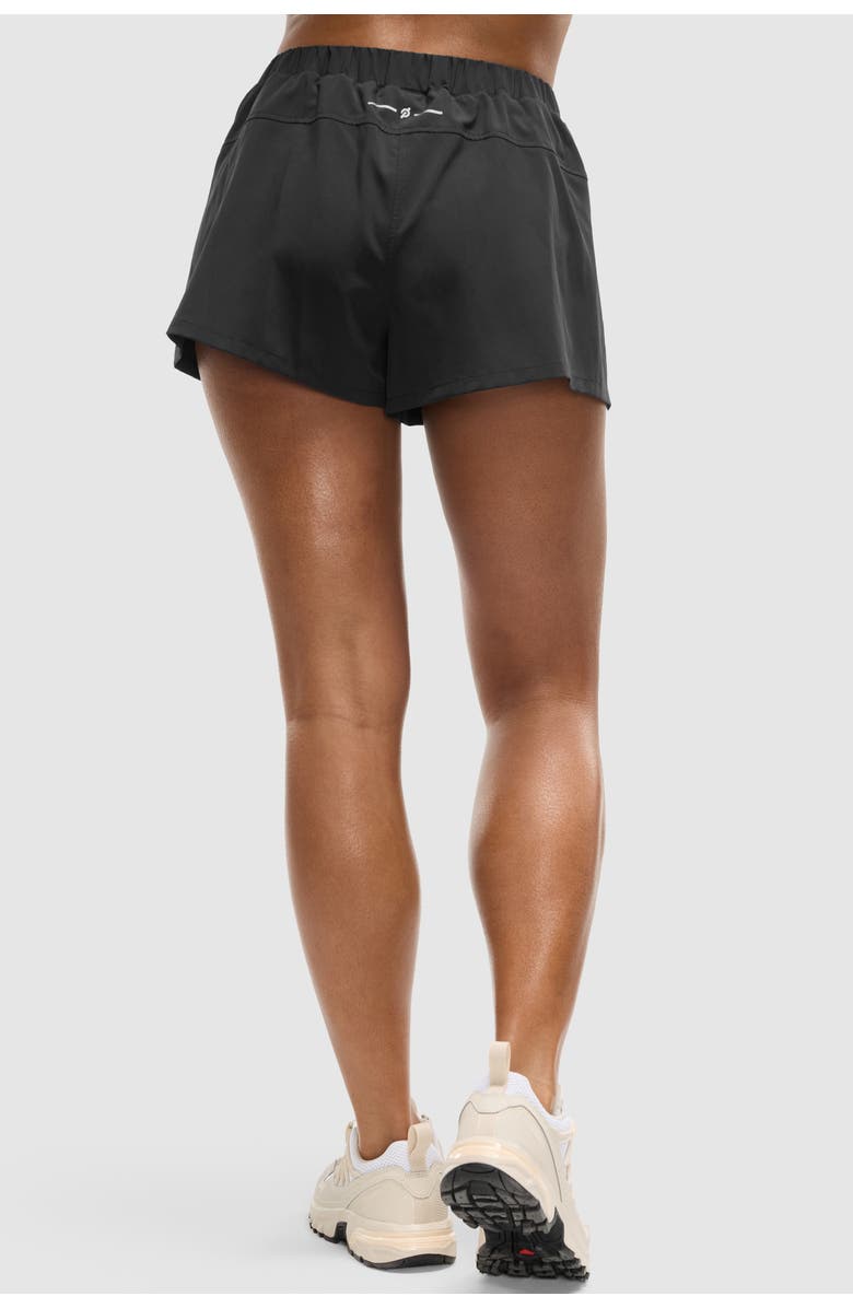 Peloton Output Geometric Run Short, Alternate, color, Black