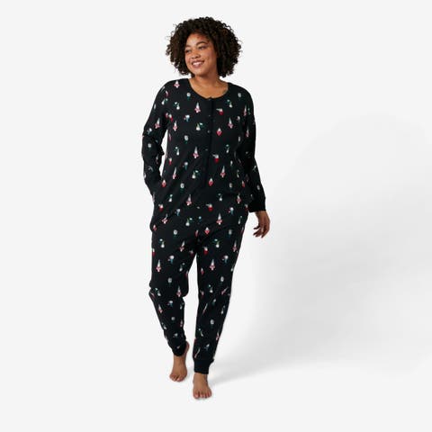 Long Sleeve One-Piece Pajama Jumpsuit
