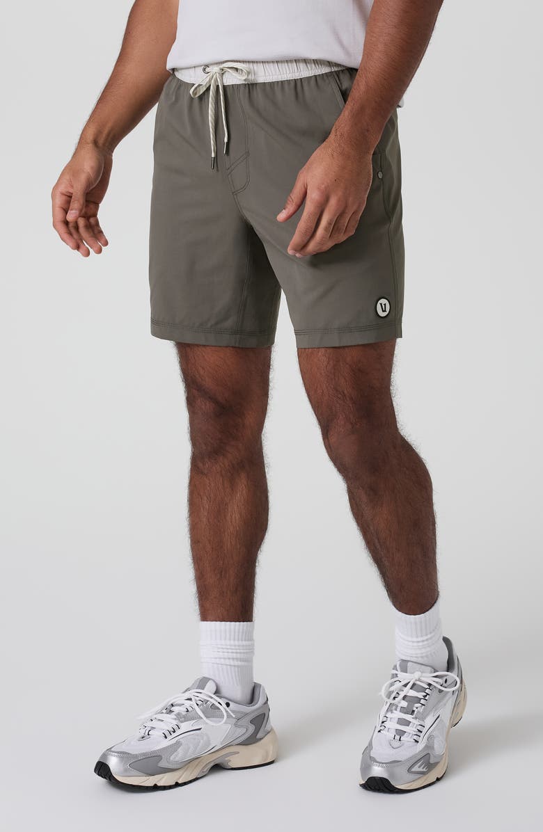 Vuori Kore Shorts, Alternate, color, Warm Grey