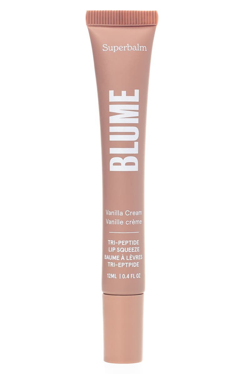 BLUME Superbalm Tripeptide Vanilla Lip Squeeze Balm, Main, color, 