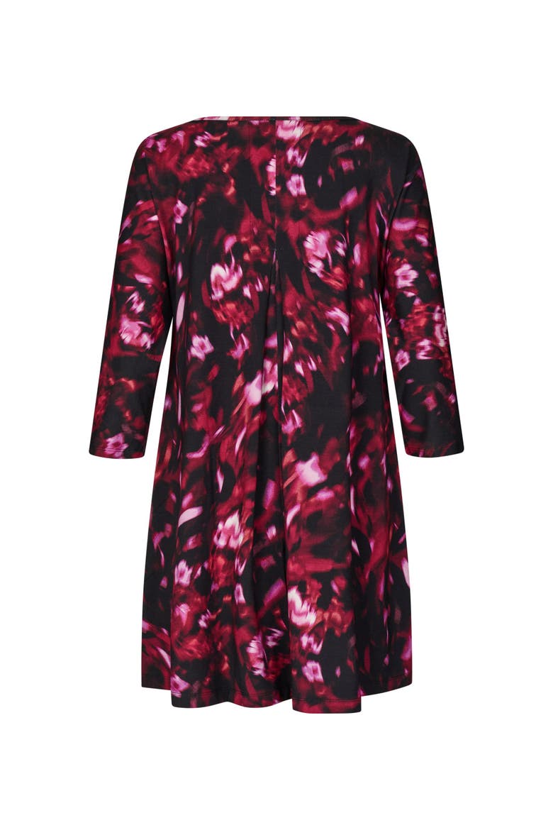 Magertine Floral Swing Tunic, Alternate, color, Tawny Port