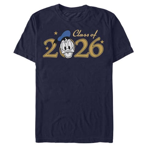 Men's Mickey & Friends Donald Class of 2026 Stars  Graphic T-Shirt