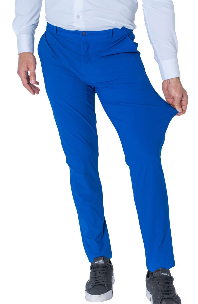 Maceoo Slim Fit Pants, Alternate, color, Blue