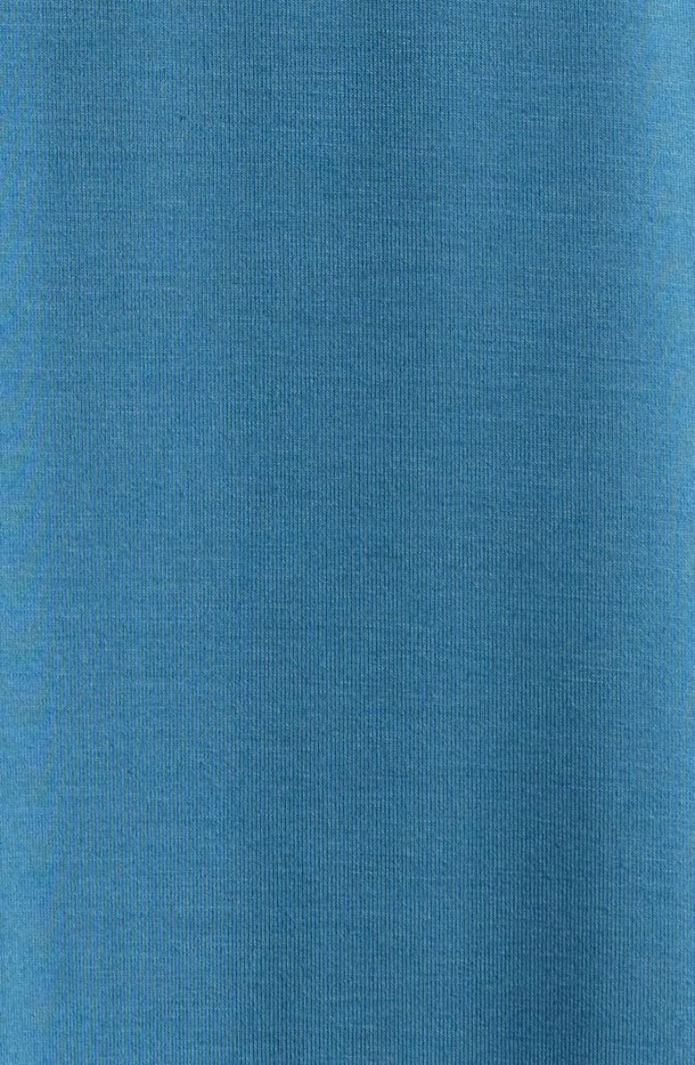 Natori Feathers Lace Trim Nightgown, Alternate, color, Midnight Teal