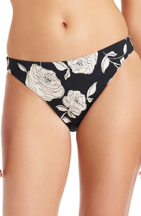 Floral Hipster Bikini Bottoms
