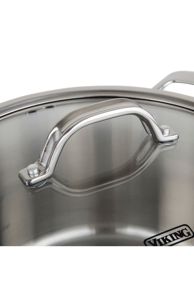 Viking Contemporary 8-Quart Stainless Steel Stock Pot, Alternate, color, Stainless Steel