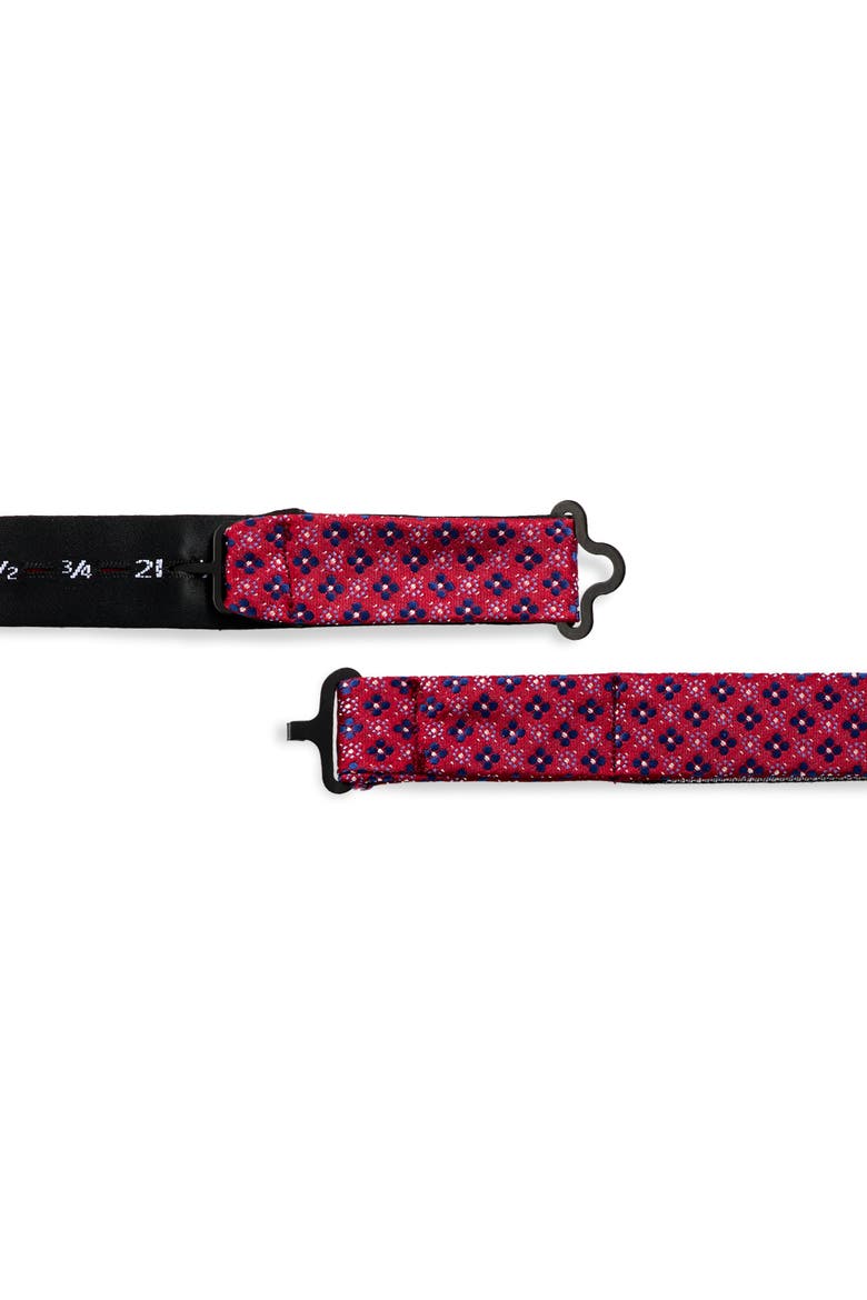 Big & Tall Mini Neat Bow Tie, Alternate, color, RED