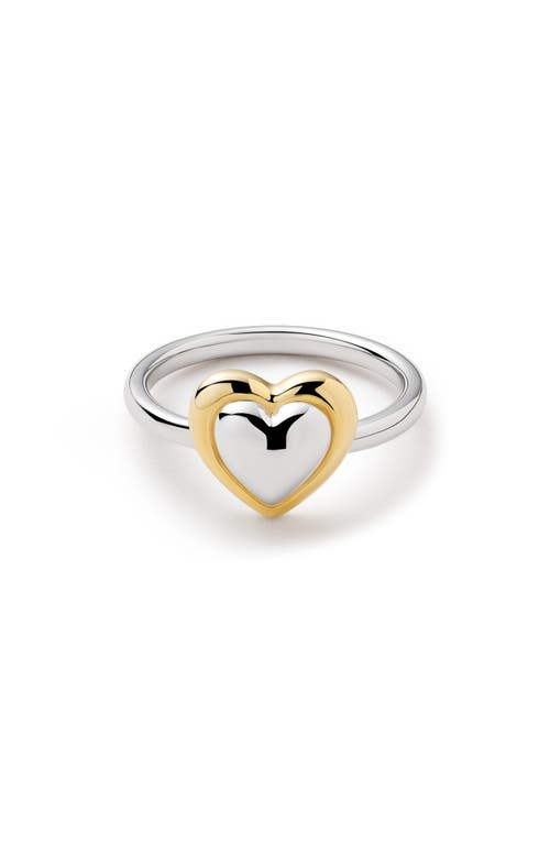 Ana Luisa Camelia Heart Ring In Multi