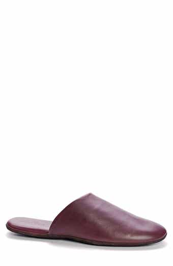 Anthony Veer Clark Leather Scuff Slipper
