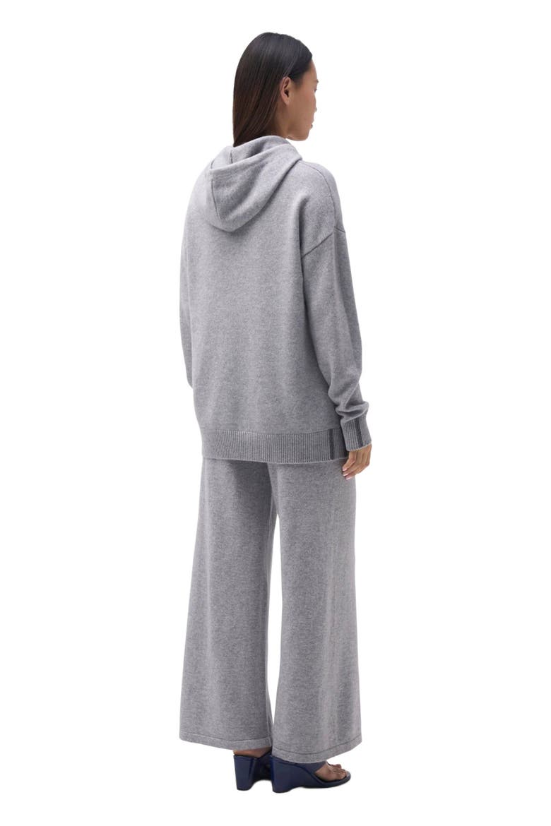 Wide-Leg Cashmere Pants, Alternate, color, high rise