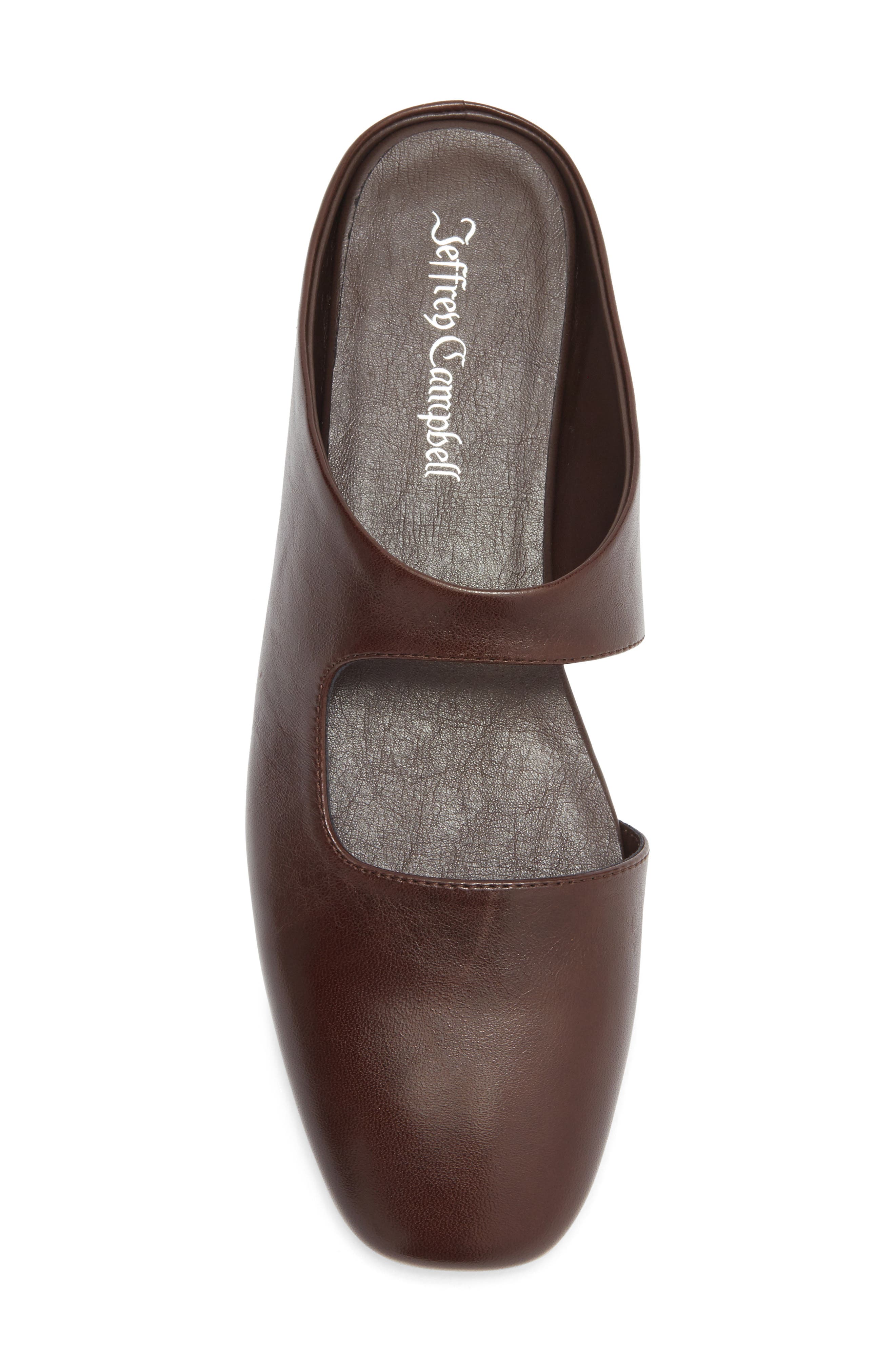 Siesta Leather Mule, Alternate, color, COFFEE
