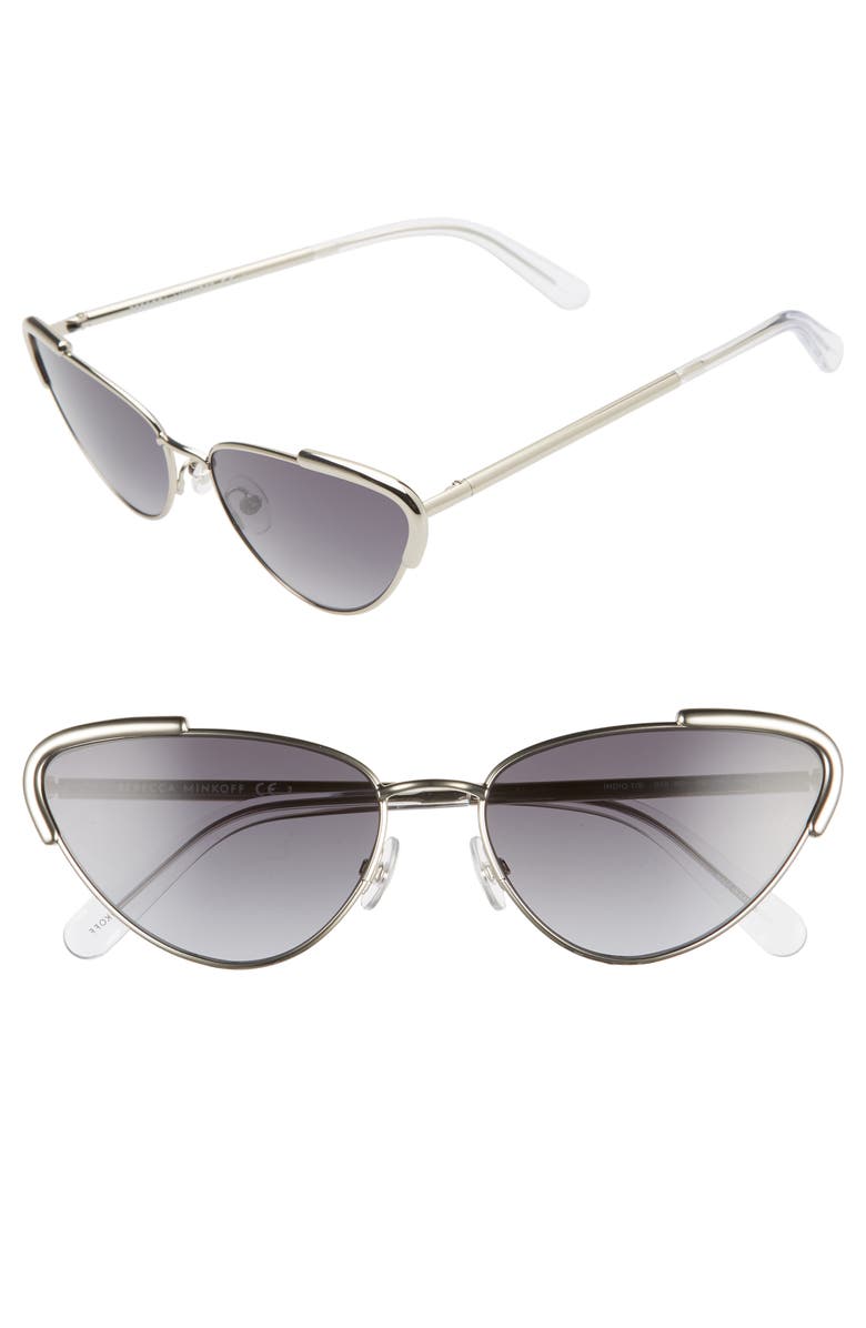 Rebecca Minkoff Indio1 59mm Cat Eye Sunglasses, Main, color,