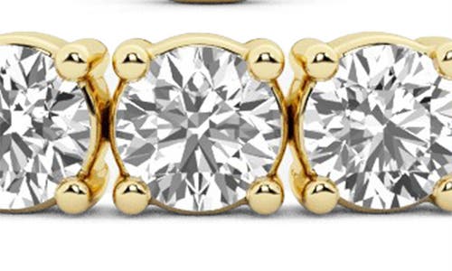 Everyday By Hautecarat Lab Grown Diamond Adjustable Tennis Bracelet In 14k Yellow Gold