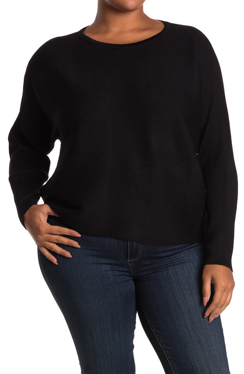Cable & Gauge Ribbed Dolman Sleeve Sweater, Main, color,