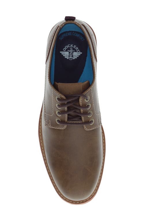 Dockers Mens Watkins Lightweight Lugged Casual Shoe In Brown
