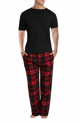 SLEEPHERO Short Sleeve Flannel Pajamas