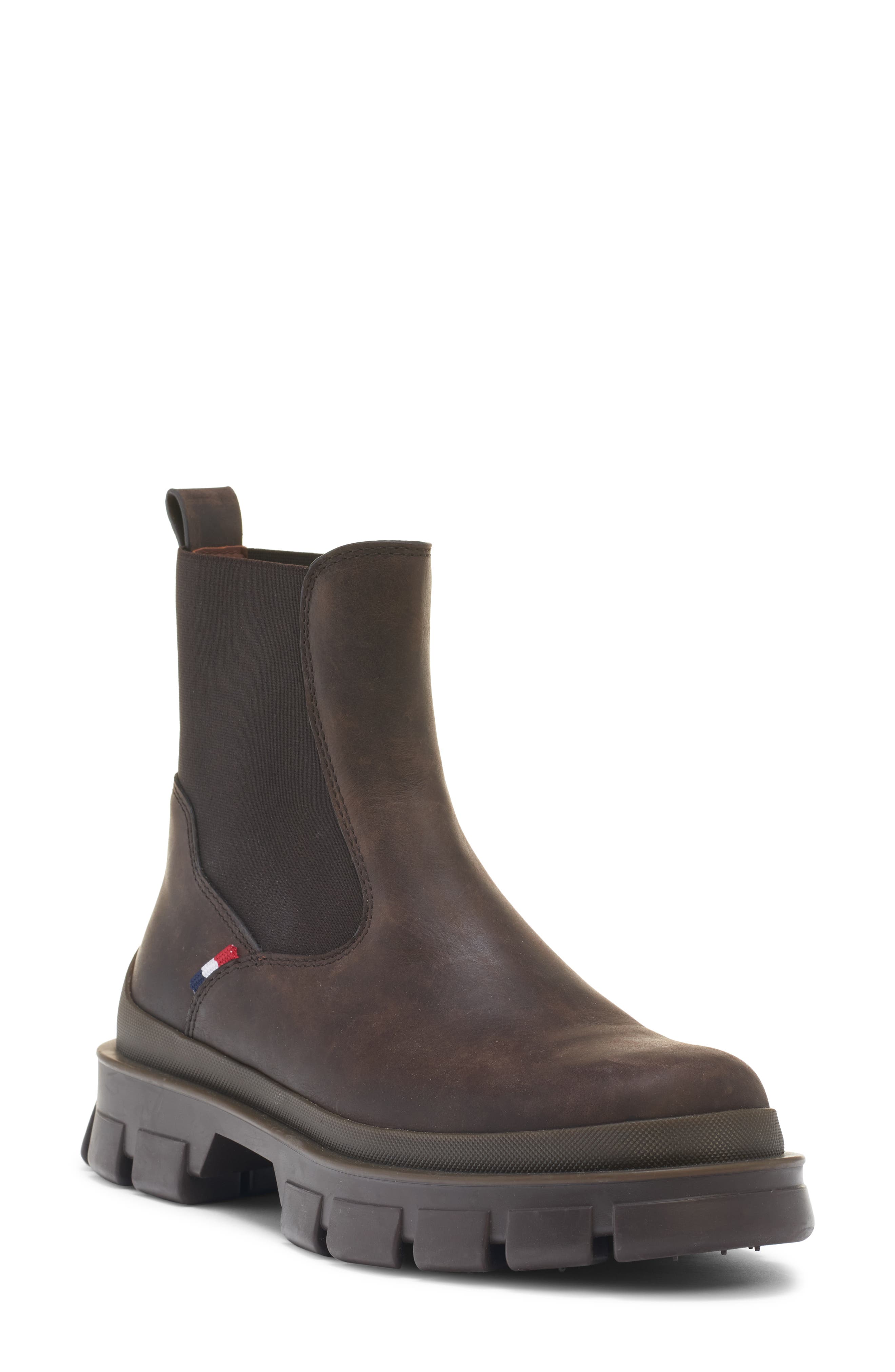Moncler Hevea Lug Sole Chelsea Boot, Main, color, 