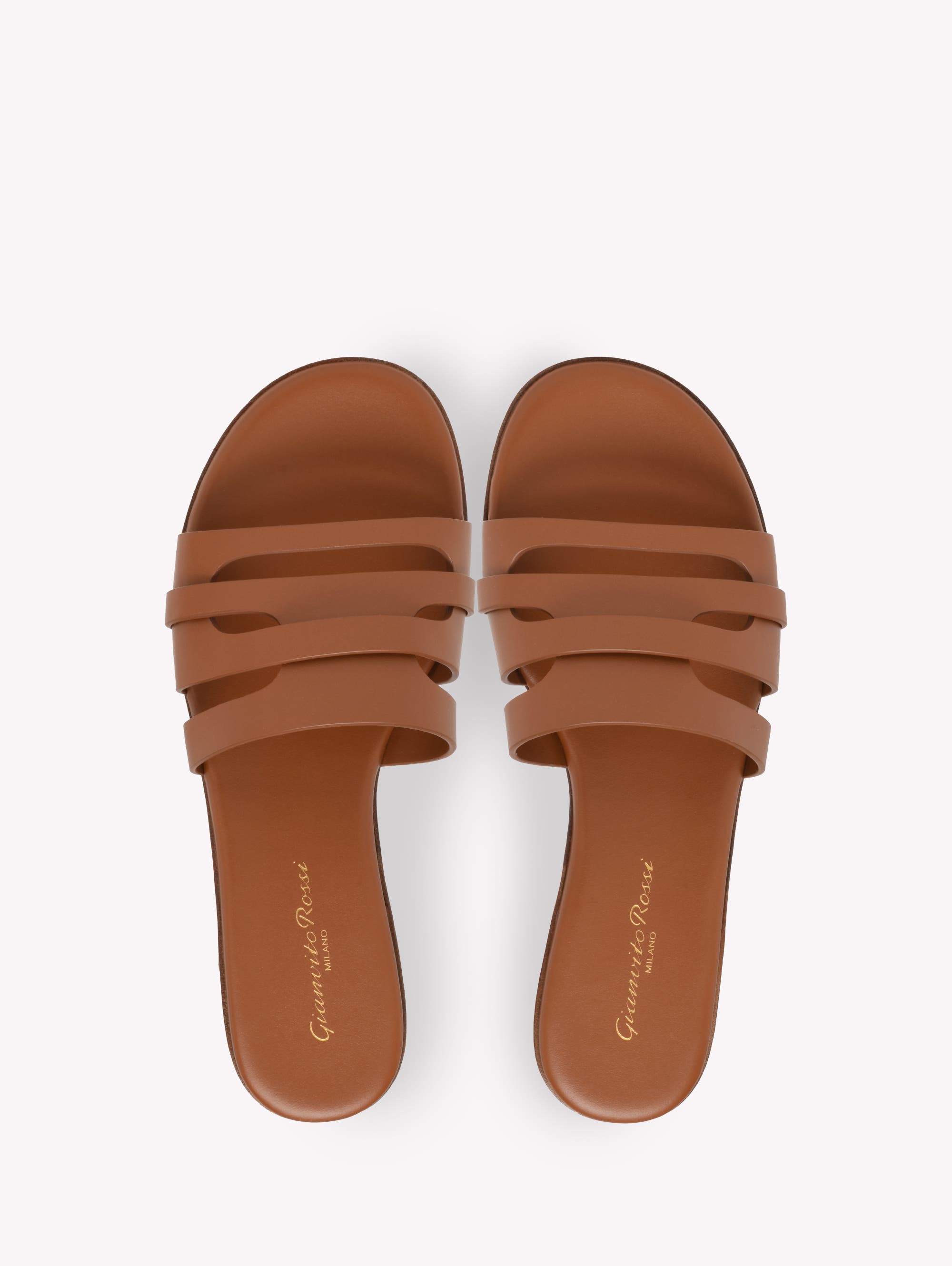 Gianvito Rossi Nora Mule, Alternate, color, Brown Calf