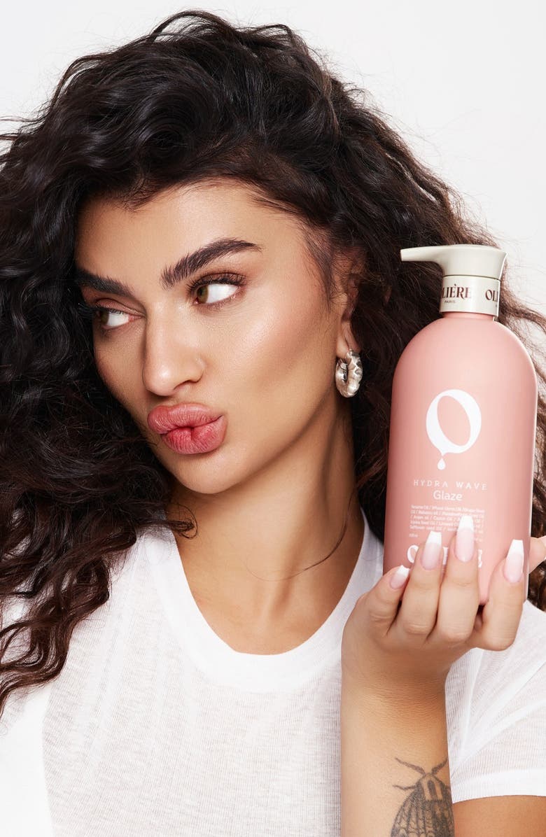 Oliere Paris Hydra Wave Curl-Defining Glaze, Alternate, color, Pink