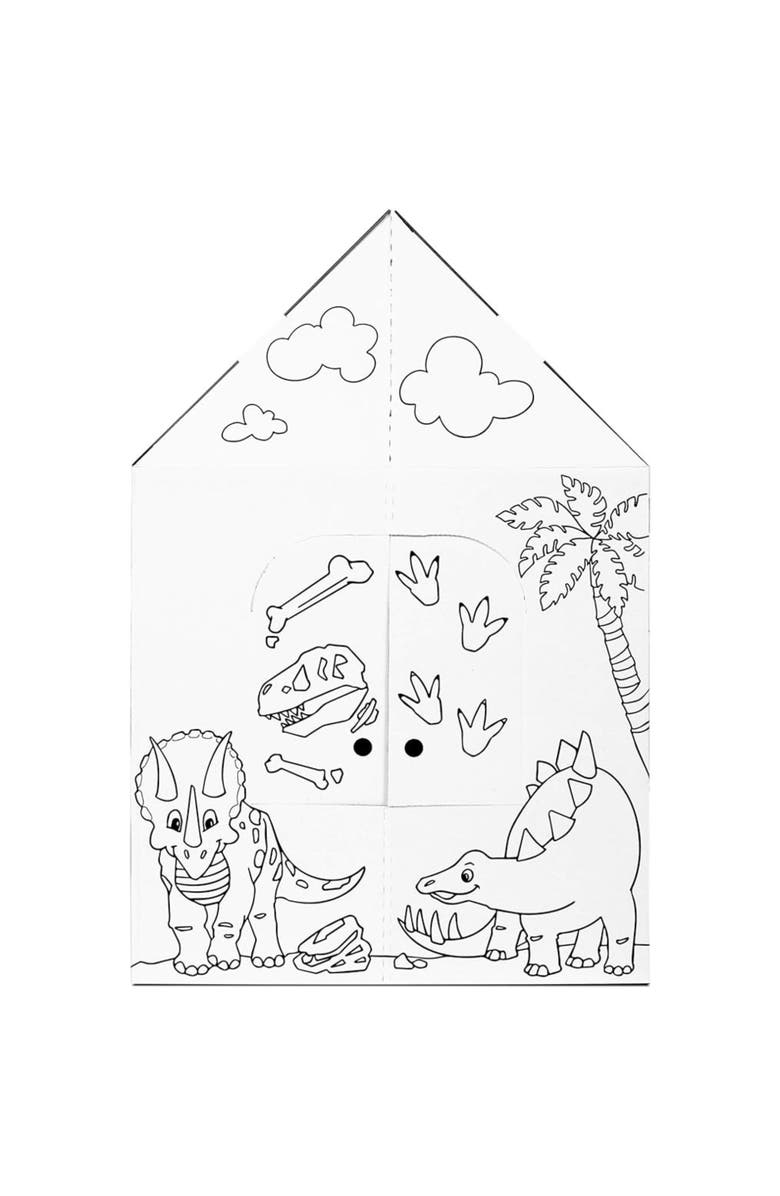 Easy Playhouse Dinosaur House Kids Art & Craft kit, Alternate, color, Multicolored