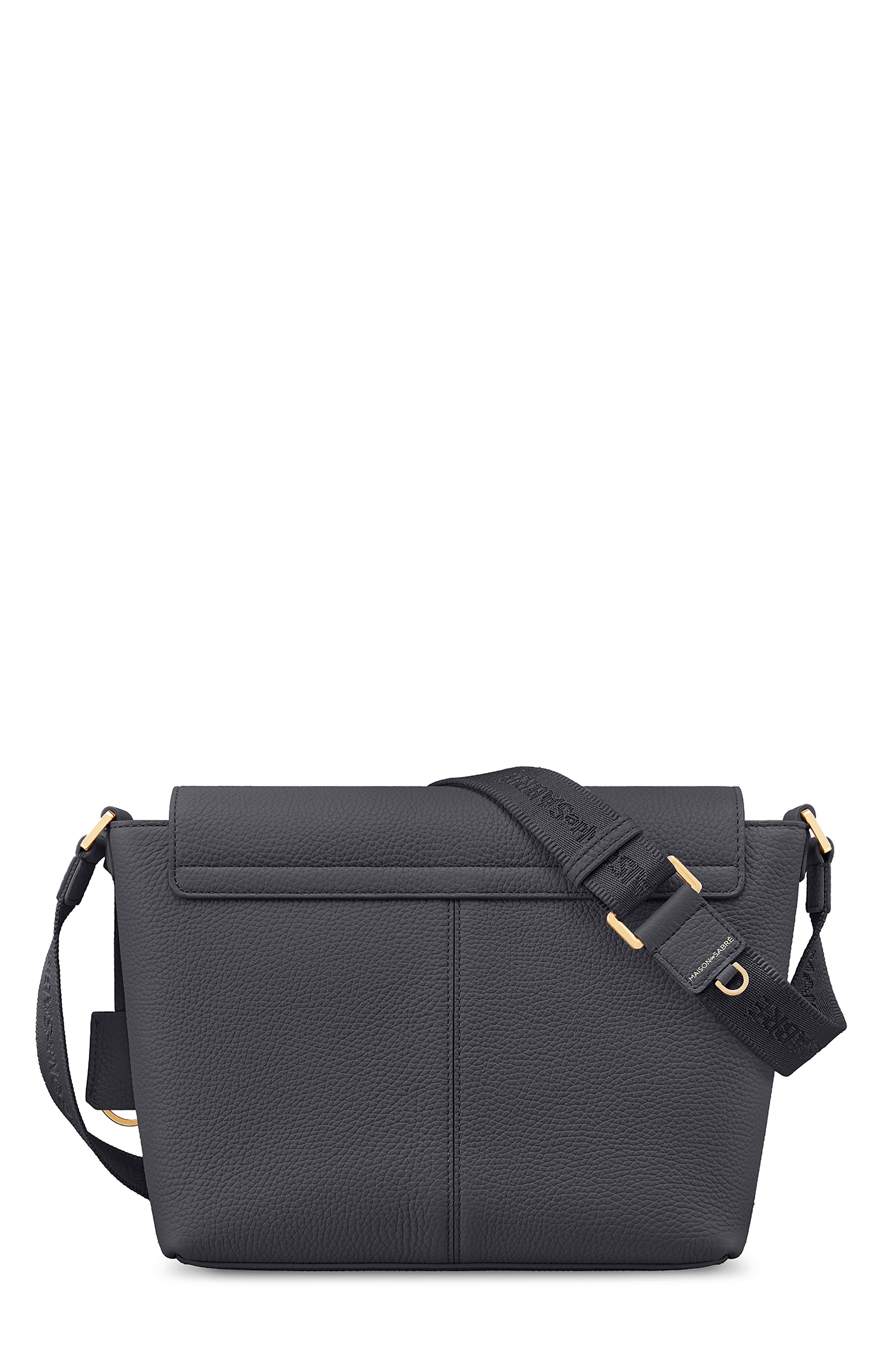 MAISON de SABRÉ The Medium Flaire Messenger Bag, Alternate, color, Graphite Grey