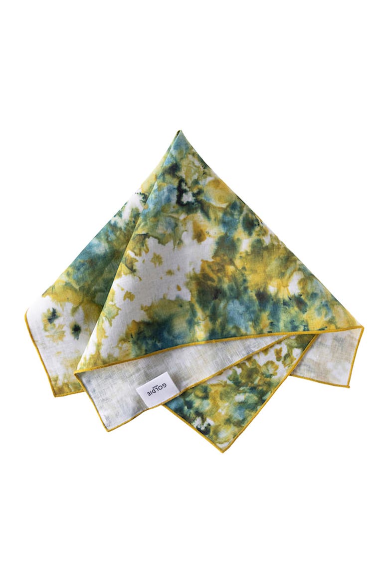 Green Marble Napkin Set of 4, Alternate, color, Green Marble Gold Trim